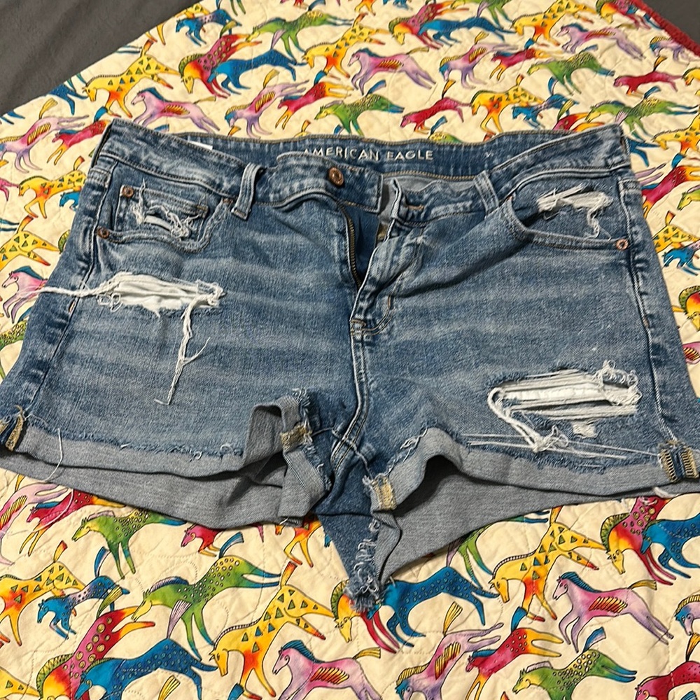 American eagle high rise Jean shorts